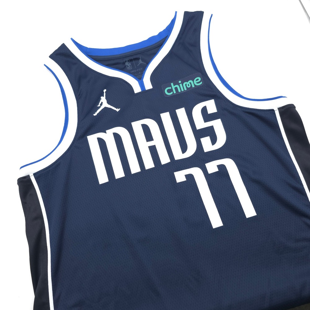 Nike Dallas Mavericks Luka Doncic 77 Statement Edition Jersey Mens 48 L Swingman